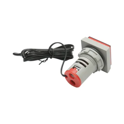 Indicator digital temperatura cu sonda LED rosu 220V/380V AC Ø 22mm Breckner Germany - imagine 5