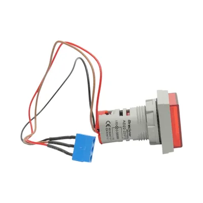 Indicator digital contor LED rosu 0-999999, 220V/380V AC Ø 22mm Breckner Germany - imagine 3