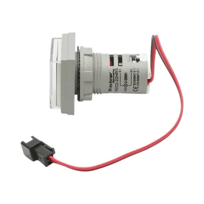 Indicator digital ore functionare LED alb 0-999H, 220V/380V AC Ø 22mm Breckner Germany - imagine 4