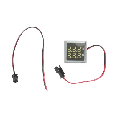 Indicator digital ore functionare LED alb 0-999H, 220V/380V AC Ø 22mm Breckner Germany - imagine 3