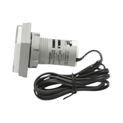 Indicator digital temperatura cu sonda LED alb 220V/380V AC Ø 22mm Breckner Germany - imagine 4
