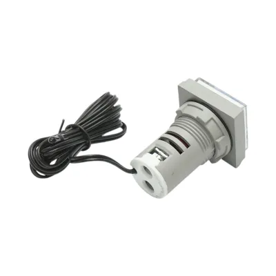 Indicator digital temperatura cu sonda LED alb 220V/380V AC Ø 22mm Breckner Germany - imagine 5
