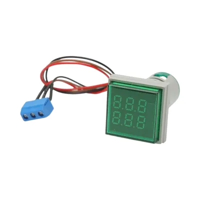Indicator digital contor LED verde 0-999999, 220V/380V AC Ø 22mm Breckner Germany