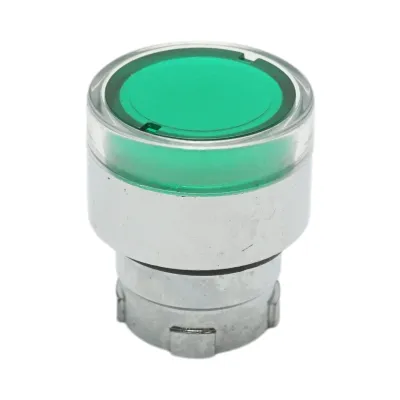 Cap buton comanda iluminat verde Ø 22mm LAY5 Breckner Germany