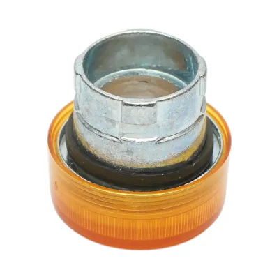 Cap indicator iluminat galben Ø 22mm LAY5 Breckner Germany - imagine 5