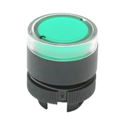 Cap buton comanda iluminat verde Ø 22mm LAY5 Breckner Germany