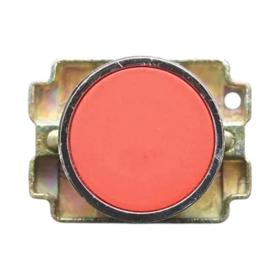 Buton comanda metalic rosu cu revenire 1NC, 400V/10A, LAY5 Breckner Germany - imagine 2