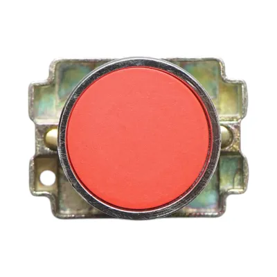 Buton comanda metalic rosu cu revenire 1NO+1NC, 400V/10A, LAY5 Breckner Germany - imagine 3