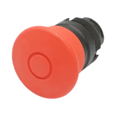 Cap buton comanda ciuperca rosu oprire de urgenta tip push-pull Ø 22mm LAY5 Breckner Germany - imagine 2