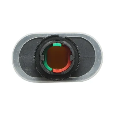 Cap buton comanda dublu rosu-verde cu capac de protectie Ø 22mm LAY5 Breckner Germany - imagine 5