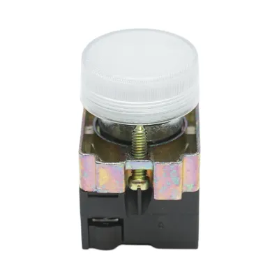 Buton indicator LED alb 24V LAY5 Breckner Germany - imagine 2