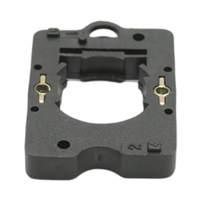 Suport plastic fixare buton Ø 22mm LAY5 Breckner Germany - imagine 2