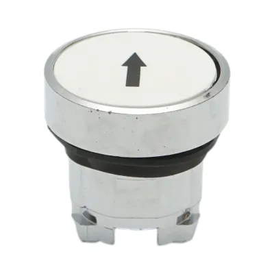 Cap buton comanda alb sageata sus Ø 22mm ZBE Breckner Germany