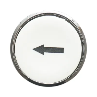 Cap buton comanda alb sageata sus Ø 22mm ZBE Breckner Germany - imagine 4