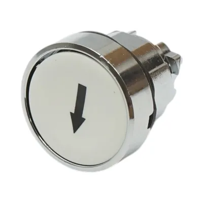 Cap buton comanda alb sageata sus Ø 22mm ZBE Breckner Germany - imagine 2