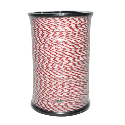 Rola fir alb-rosu fi 4mm 6x0.2mm SS, 500m gard electric, rezistenta 4.5 Ohm Bourget - imagine 3