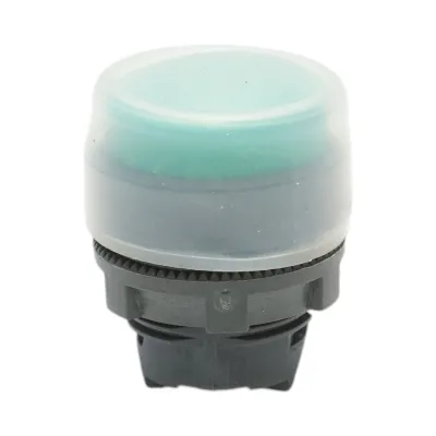 Cap buton comanda verde cu capac de protectie Ø 22mm ZBE Breckner Germany