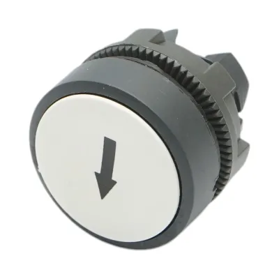 Cap buton comanda alb sageata sus Ø 22mm ZBE Breckner Germany - imagine 2