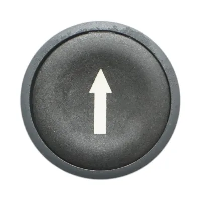 Cap buton comanda negru sageata jos Ø 22mm ZBE Breckner Germany - imagine 4