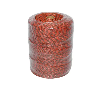 Rola fir portocaliu-negru fi 3mm 5x0.2mm SS, 500m gard electric, rezistenta 4.5 Ohm Bourget - imagine 3