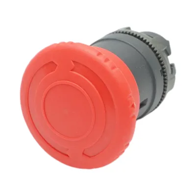 Cap buton comanda ciuperca rosu oprire de urgenta cu retinere Ø 22mm ZBE Breckner Germany - imagine 2