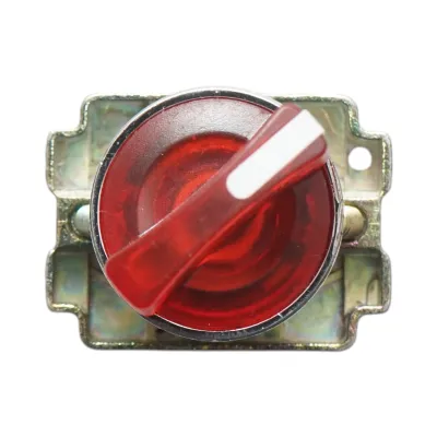 Selector 2 pozitii si indicator semnalizare LED rosu 1NO+1NC, 220V, LAY5 Breckner Germany - imagine 3