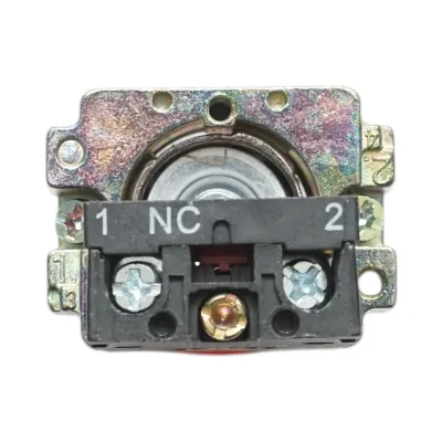Buton comanda oprire de urgenta rosu cu deblocare prin rasucire 1NC, 400V/10A, 30mm LAY5 Breckner Germany - imagine 5
