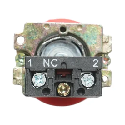 Buton comanda STOP rosu cu revenire tip ciuperca 1NC, 400V/10A, LAY5 Breckner Germany - imagine 3