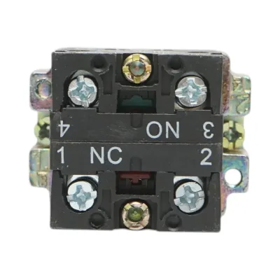 Selector 2 pozitii negru cu revenire 1NO+1NC, 400V/10A, LAY5-BD45 Breckner Germany - imagine 5