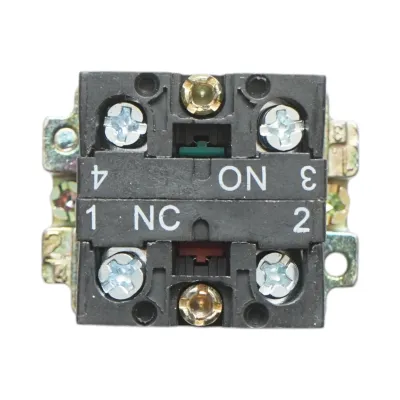 Selector 2 pozitii negru cu retinere 1NO+1NC, 400V/10A, LAY5-BD25C Breckner Germany - imagine 5