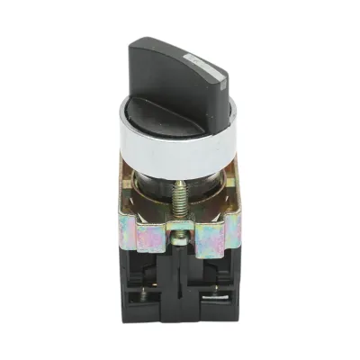 Selector 2 pozitii negru cu retinere 1NO+1NC, 400V/10A, LAY5-BD25C Breckner Germany - imagine 2