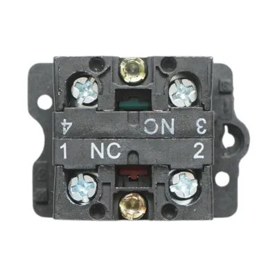 Buton comanda cu revenire rosu 1NO+1NC, 400V/10A, LAY5 Breckner Germany - imagine 5