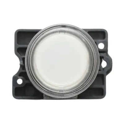 Buton indicator LED alb cu rezistenta integrata 1NO, 24V, LAY5 Breckner Germany - imagine 2