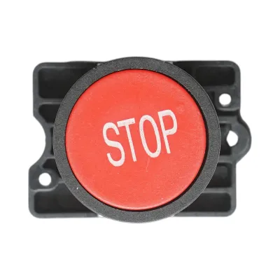 Buton comanda STOP rosu cu revenire 1NC, 400V/10A, LAY5 Breckner Germany - imagine 2