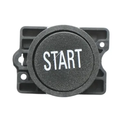 Buton comanda START negru cu revenire 1NO, 400V/10A, LAY5 Breckner Germany - imagine 2