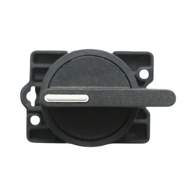 Selector 3 pozitii negru cu retinere 2NO, 400V/10A, LAY5-EJ33 Breckner Germany - imagine 3