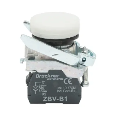Indicator semnalizare LED alb 24V, 18mA, TB4 Breckner Germany