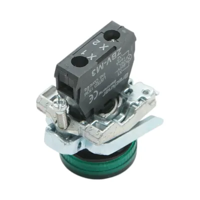 Indicator semnalizare LED verde 220V, 14mA, TB4 Breckner Germany - imagine 3
