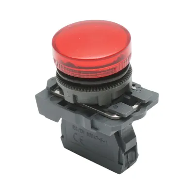 Indicator semnalizare LED rosu 220V, 14mA, TB5 Breckner Germany - imagine 4
