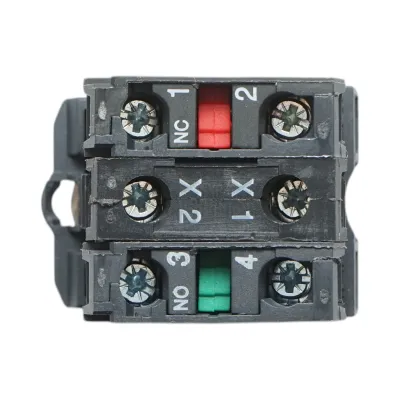 Buton comanda cu revenire si semnalizare LED galben 1NO+1NC, 220V/10A, TB5 Breckner Germany - imagine 5