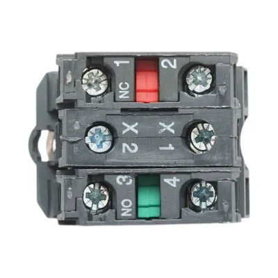 Buton comanda cu revenire si semnalizare LED albastru 1NO+1NC, 220V/10A, TB5 Breckner Germany - imagine 5