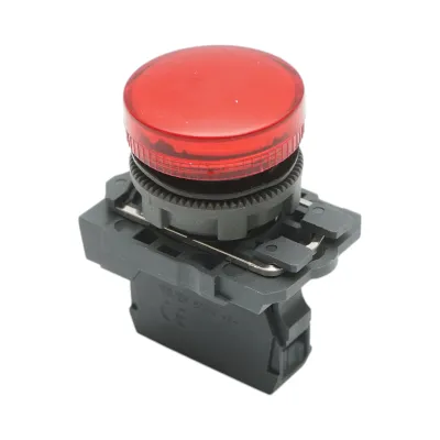 Indicator semnalizare LED rosu 1NO+1NC, 24V, 18mA, TB5 Breckner Germany - imagine 5