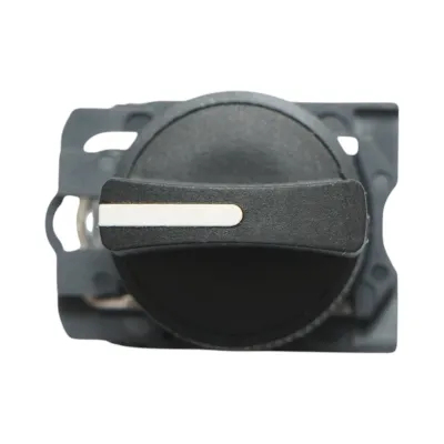 Selector 2 pozitii cu revenire negru 1NO+1NC, 24V/10A, TB5 Breckner Germany - imagine 3