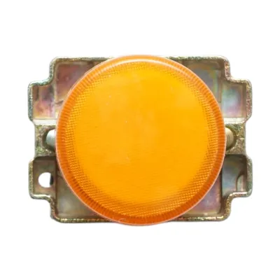 Buton indicator LED galben 24V LAY5 Breckner Germany - imagine 3