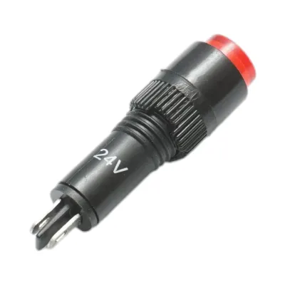 Indicator semnalizare industrial LED rosu 24V Ø 8mm Breckner Germany - imagine 3