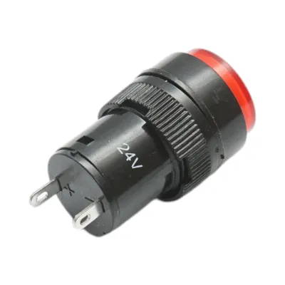 Indicator semnalizare industrial LED rosu 24V Ø 16mm Breckner Germany - imagine 3
