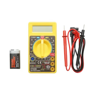 Multimetru digital universal, 6 functii masurare AC/DC 1000V 10A Crownman - imagine 2