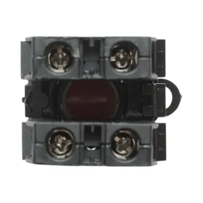 Buton comanda cu revenire rosu 1NO+1NC, 10A/600V AC, 1A/250V DC LA42 Breckner Germany - imagine 5