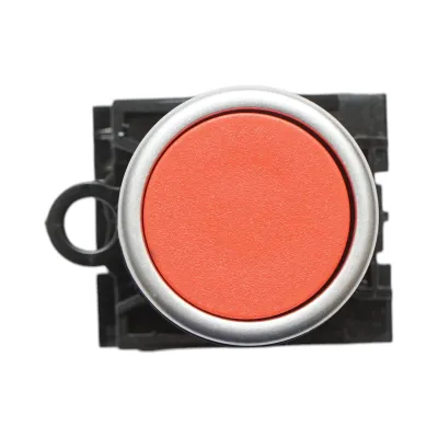 Buton comanda cu revenire rosu 1NO+1NC, 10A/600V AC, 1A/250V DC LA42 Breckner Germany - imagine 3