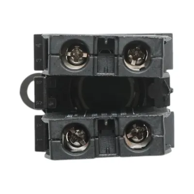 Buton comanda convex cu revenire verde 1NO+1NC, 10A/600V AC, 1A/250V DC LA42 Breckner Germany - imagine 5